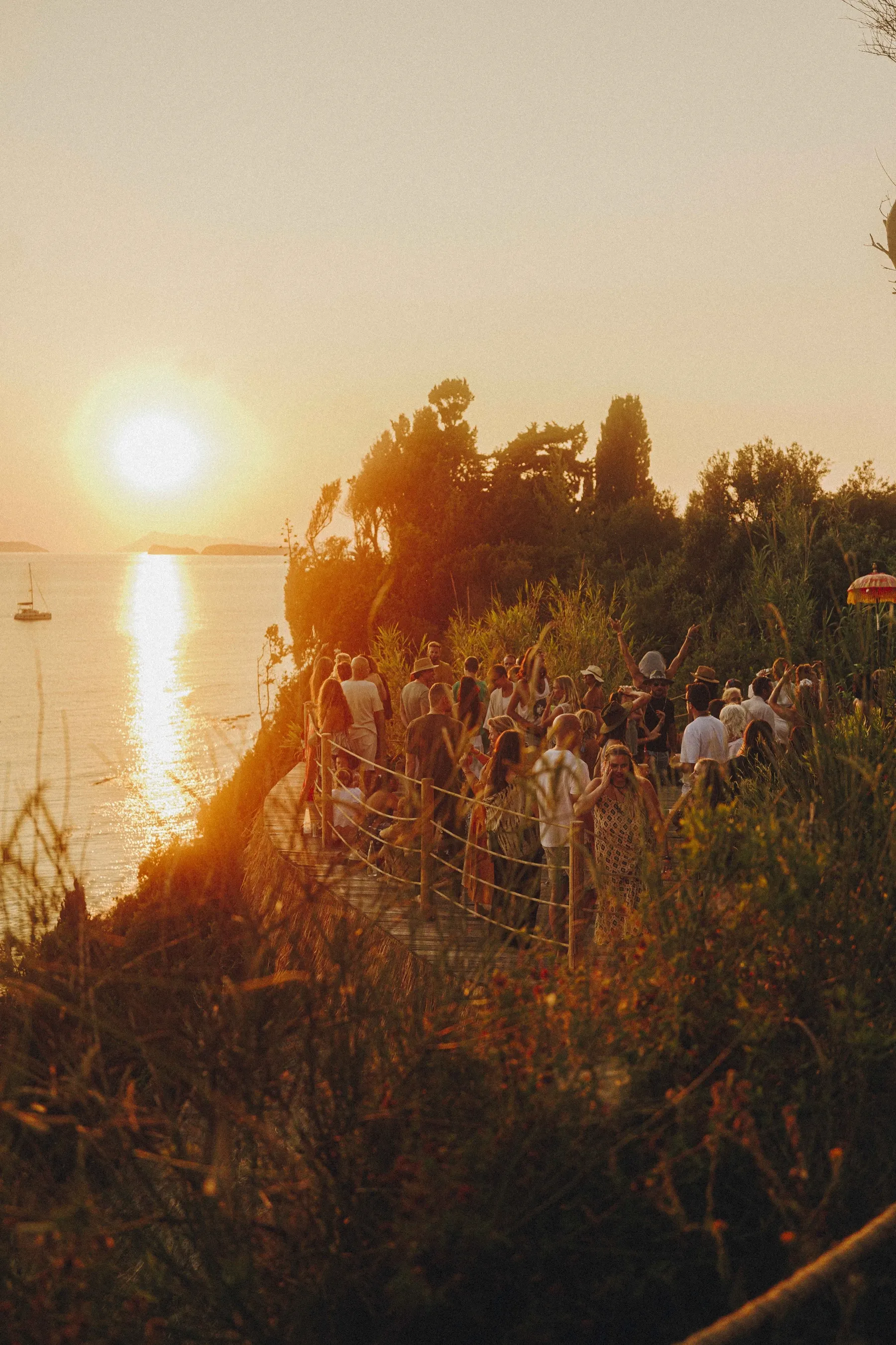 The Mediterranean Sea at Colibri Farm — Corfu, Greece